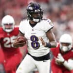 Baltimore Ravens quarterback Lamar Jackson