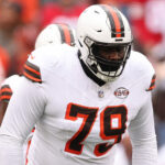 Cleveland Browns offensive lineman Dawand Jones