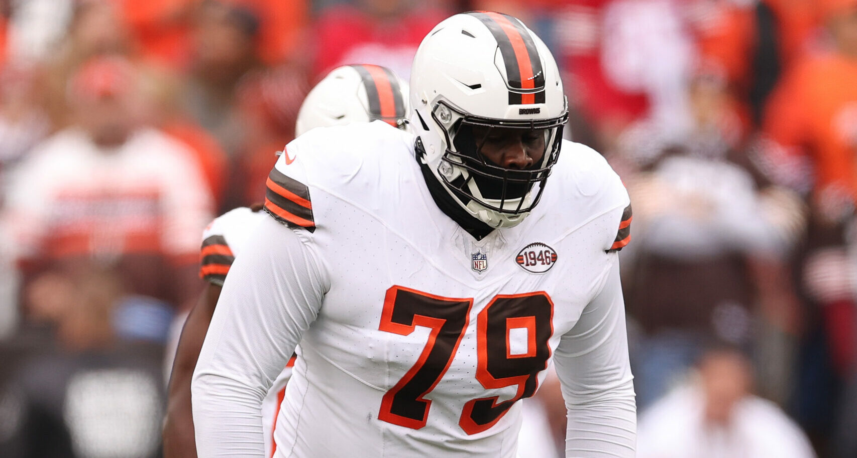 Cleveland Browns offensive lineman Dawand Jones