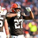 Cleveland Browns running back Kareem Hunt