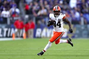 Cleveland Browns running back Jerome Ford