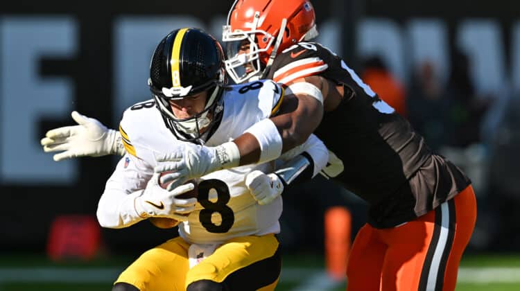 Cleveland Browns pass rusher Myles Garrett