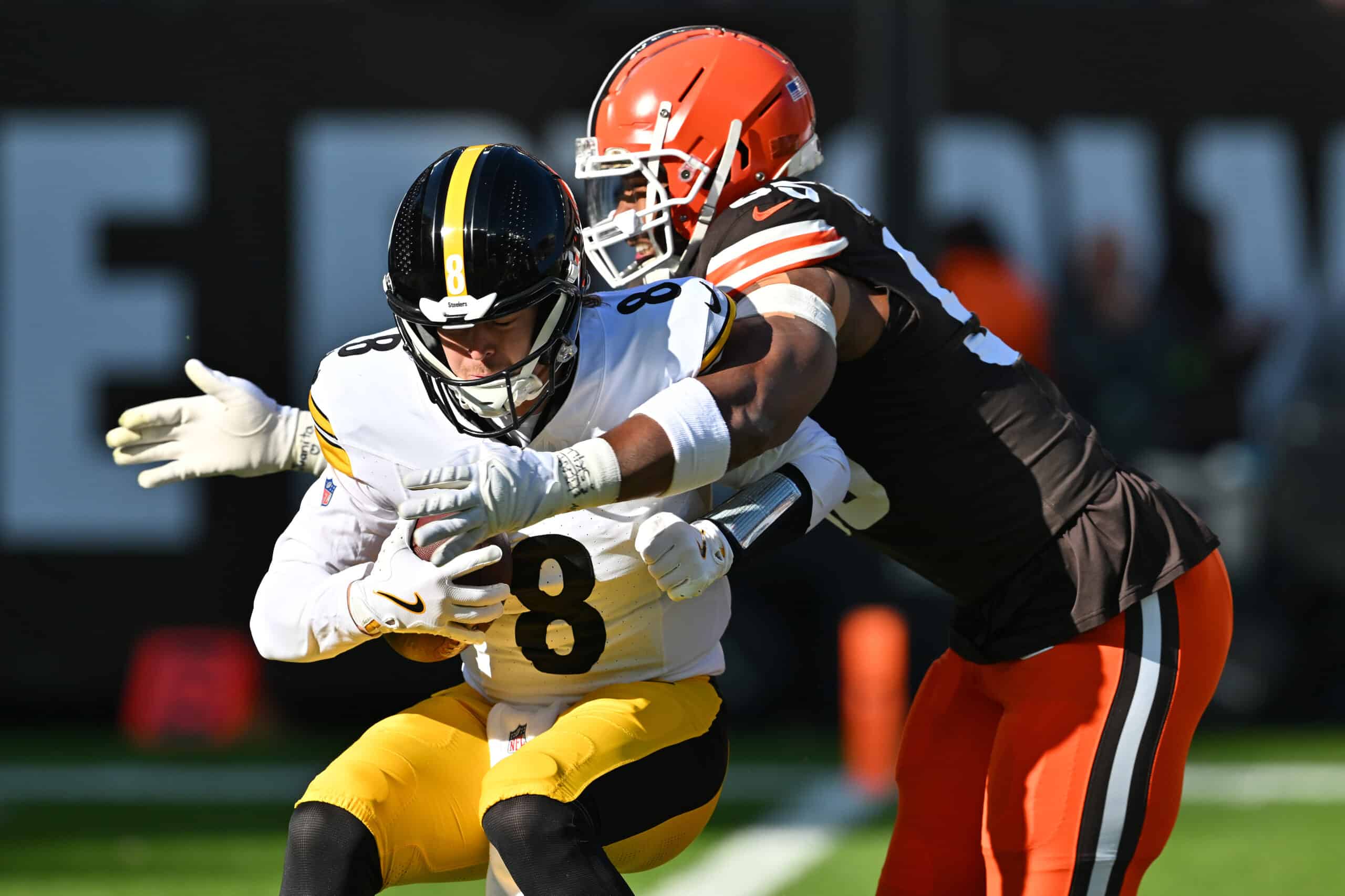 Cleveland Browns pass rusher Myles Garrett