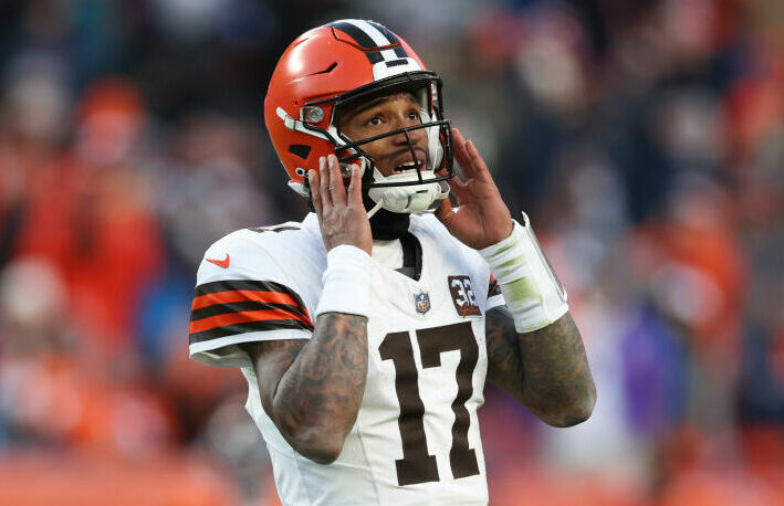 Cleveland Browns quarterback Dorian Thompson-Robinson