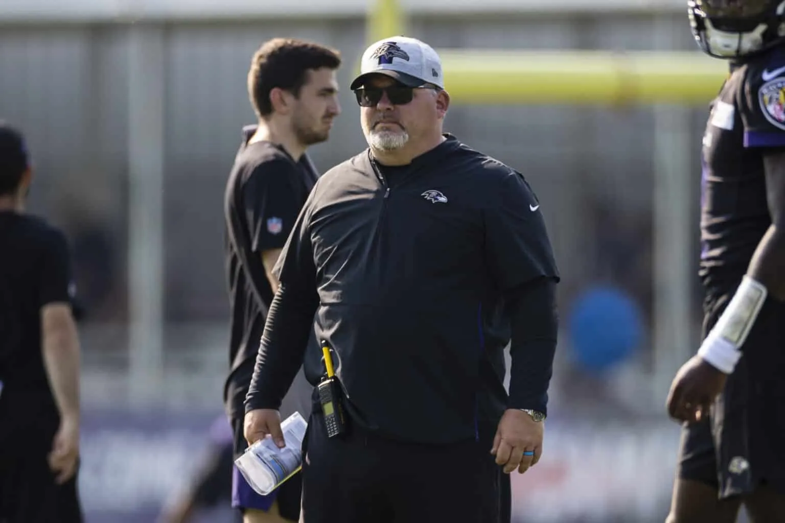 Former Baltimore Ravens offensive coordinator Greg Roman
