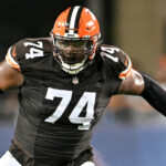 Cleveland Browns offensive lineman Dawand Jones