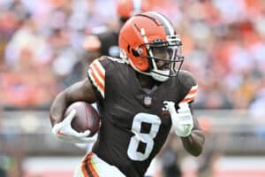 Cleveland Browns wide receiver Elijah Moore