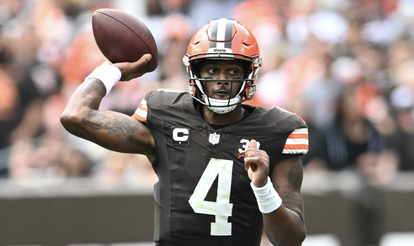 Cleveland Browns quarterback Deshaun Watson