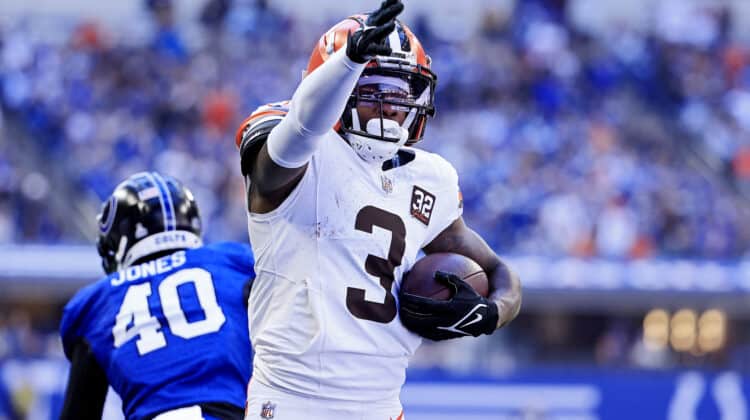 Cleveland Browns wide receiver Marquise Goodwin