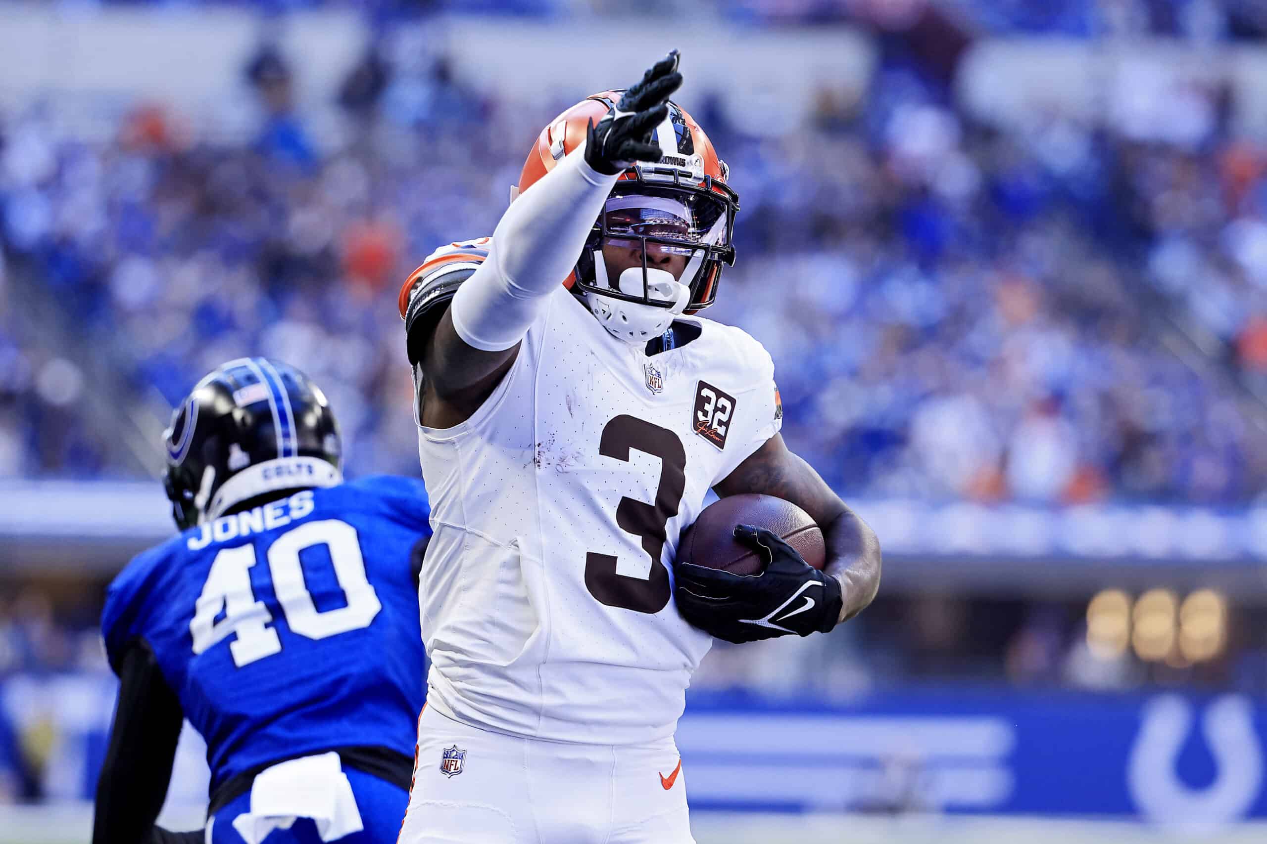 Cleveland Browns wide receiver Marquise Goodwin