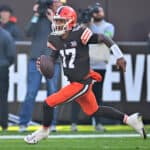 Cleveland Browns quarterback Dorian Thompson-Robinson