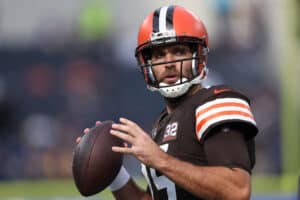 Cleveland Browns quarterback Joe Flacco