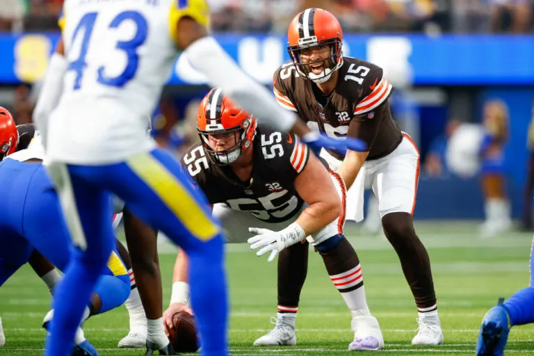 Cleveland Browns quarterback Joe Flacco