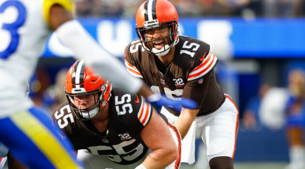 Cleveland Browns quarterback Joe Flacco