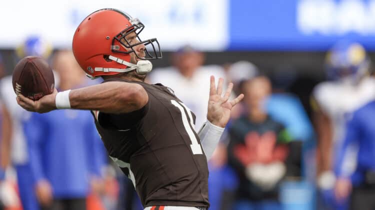 Cleveland Browns quarterback Joe Flacco