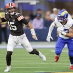 Cleveland Browns quarterback Joe Flacco