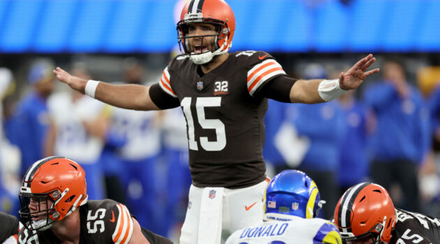 Cleveland Browns quarterback Joe Flacco