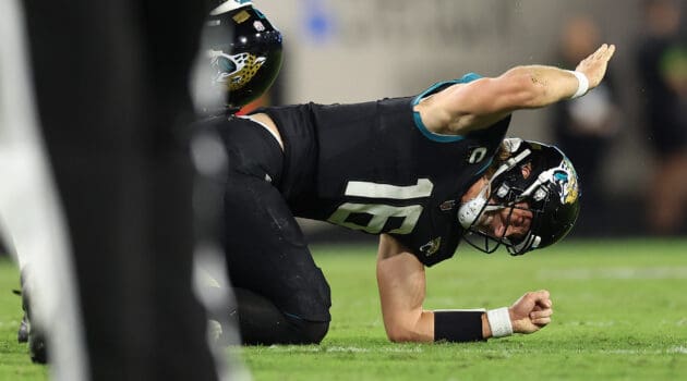 Jacksonville Jaguars quarterback Trevor Lawrence