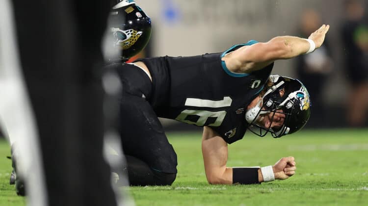 Jacksonville Jaguars quarterback Trevor Lawrence