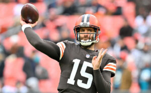 Cleveland Browns quarterback Joe Flacco