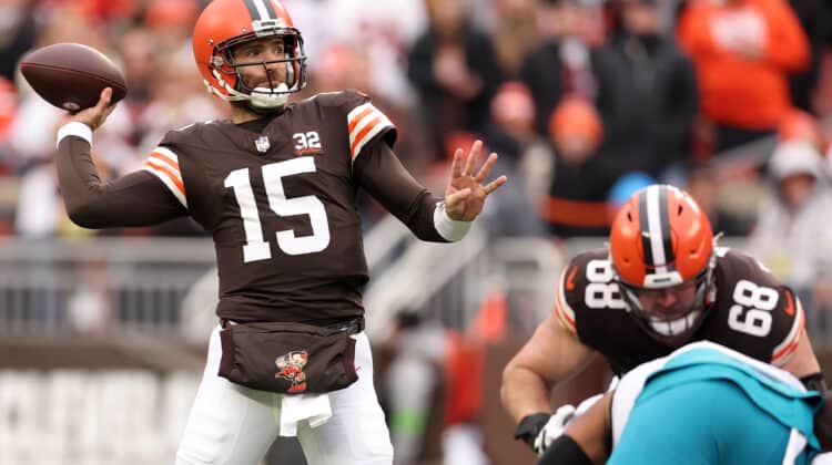 Cleveland Browns quarterback Joe Flacco