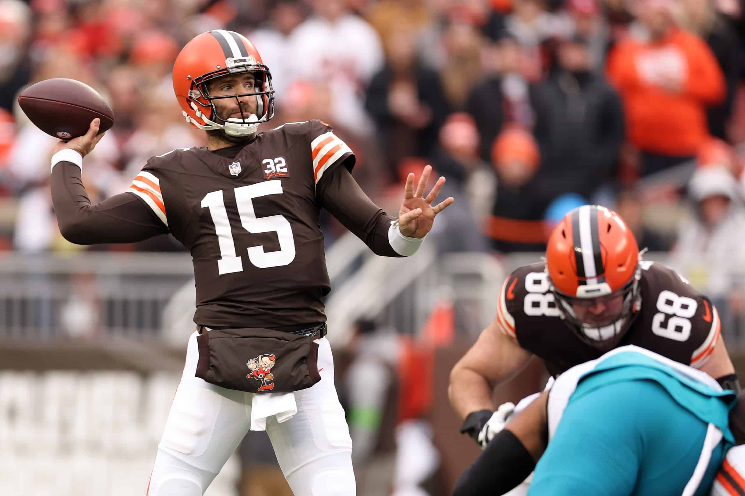 Cleveland Browns quarterback Joe Flacco