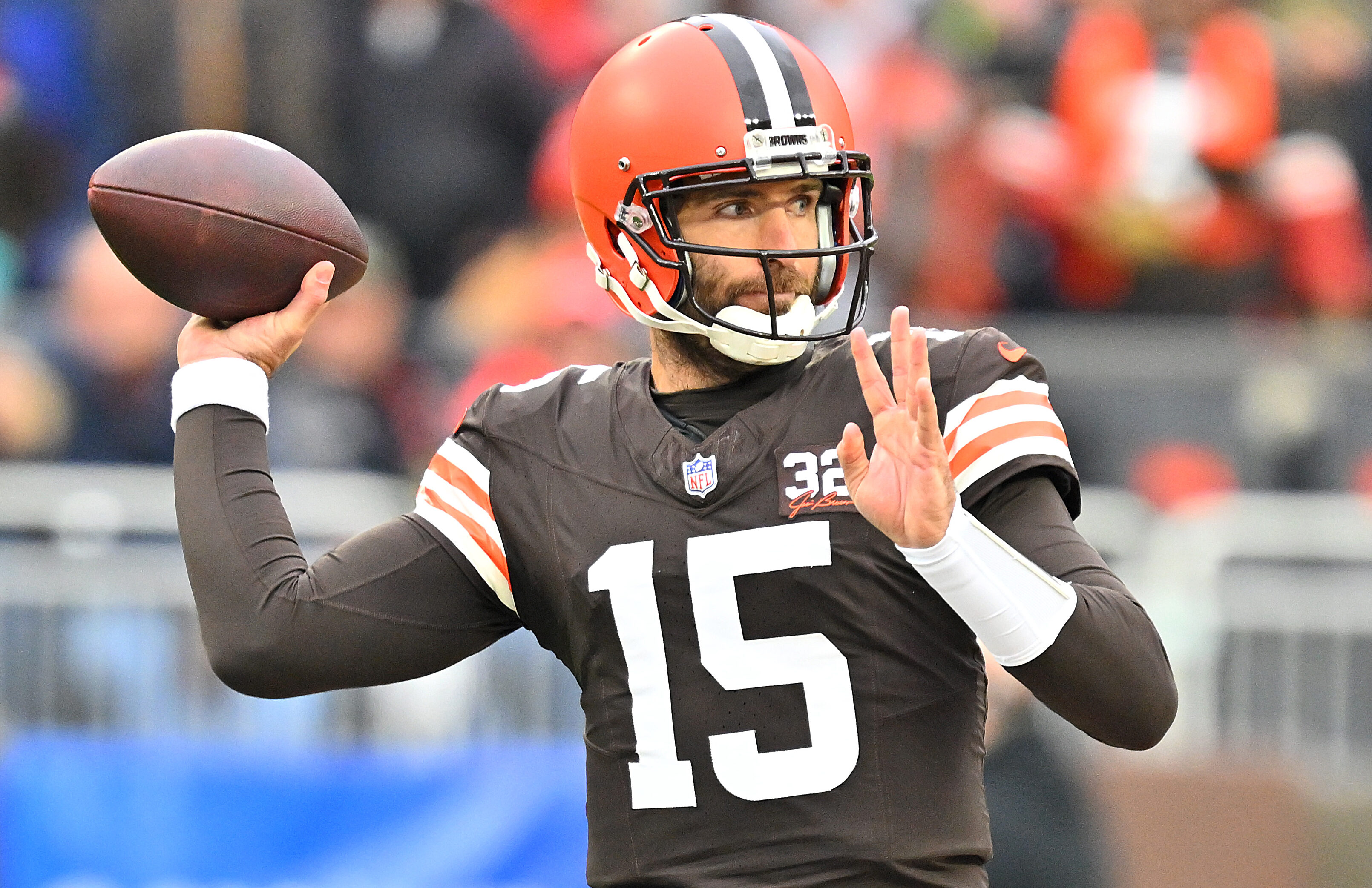 Cleveland Browns quarterback Joe Flacco