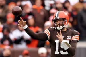 Cleveland Browns quarterback Joe Flacco