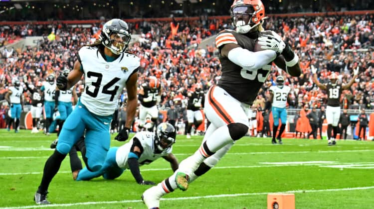 Cleveland Browns tight end David Njoku