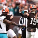 Cleveland Browns quarterback Joe Flacco