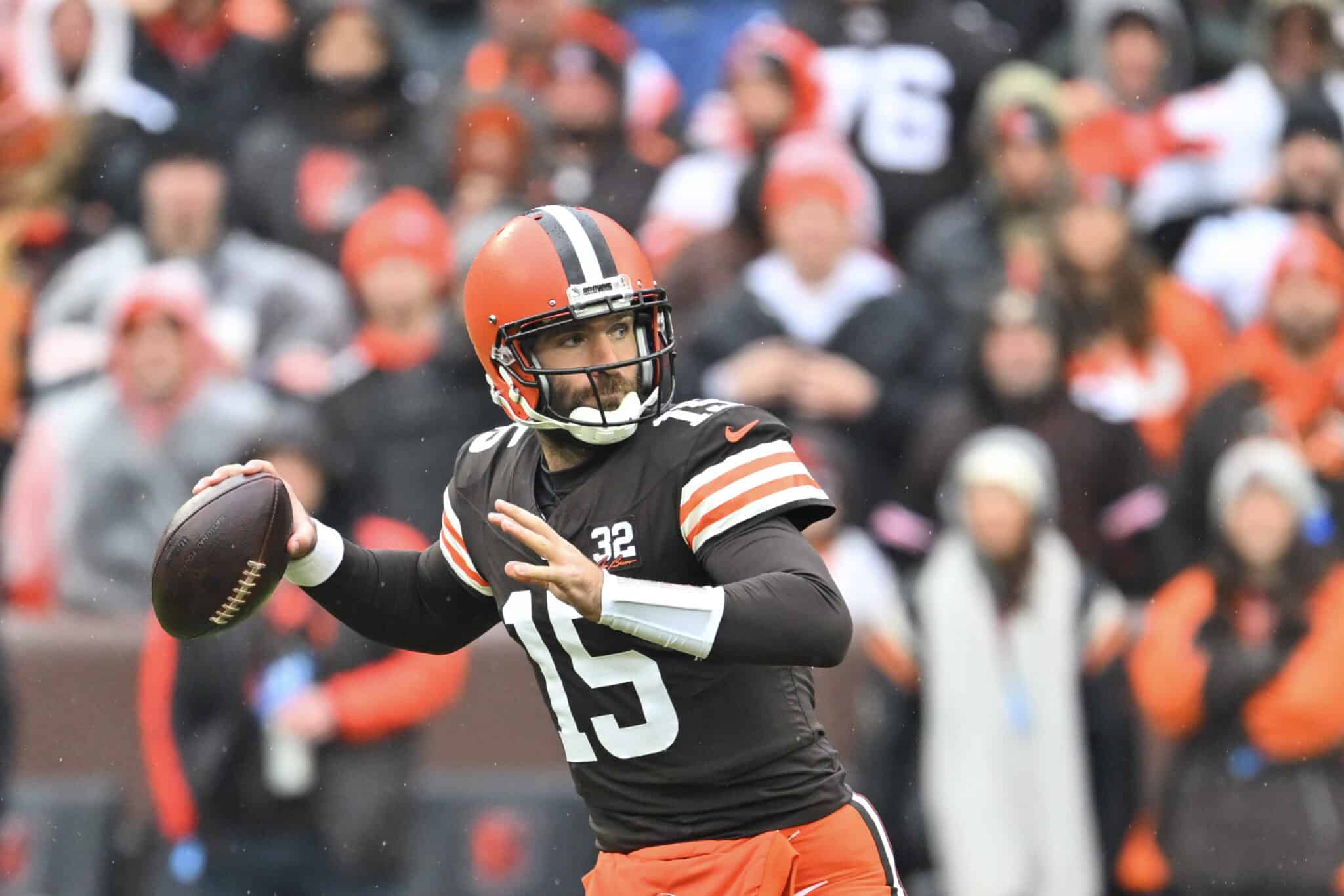 Cleveland Browns quarterback Joe Flacco