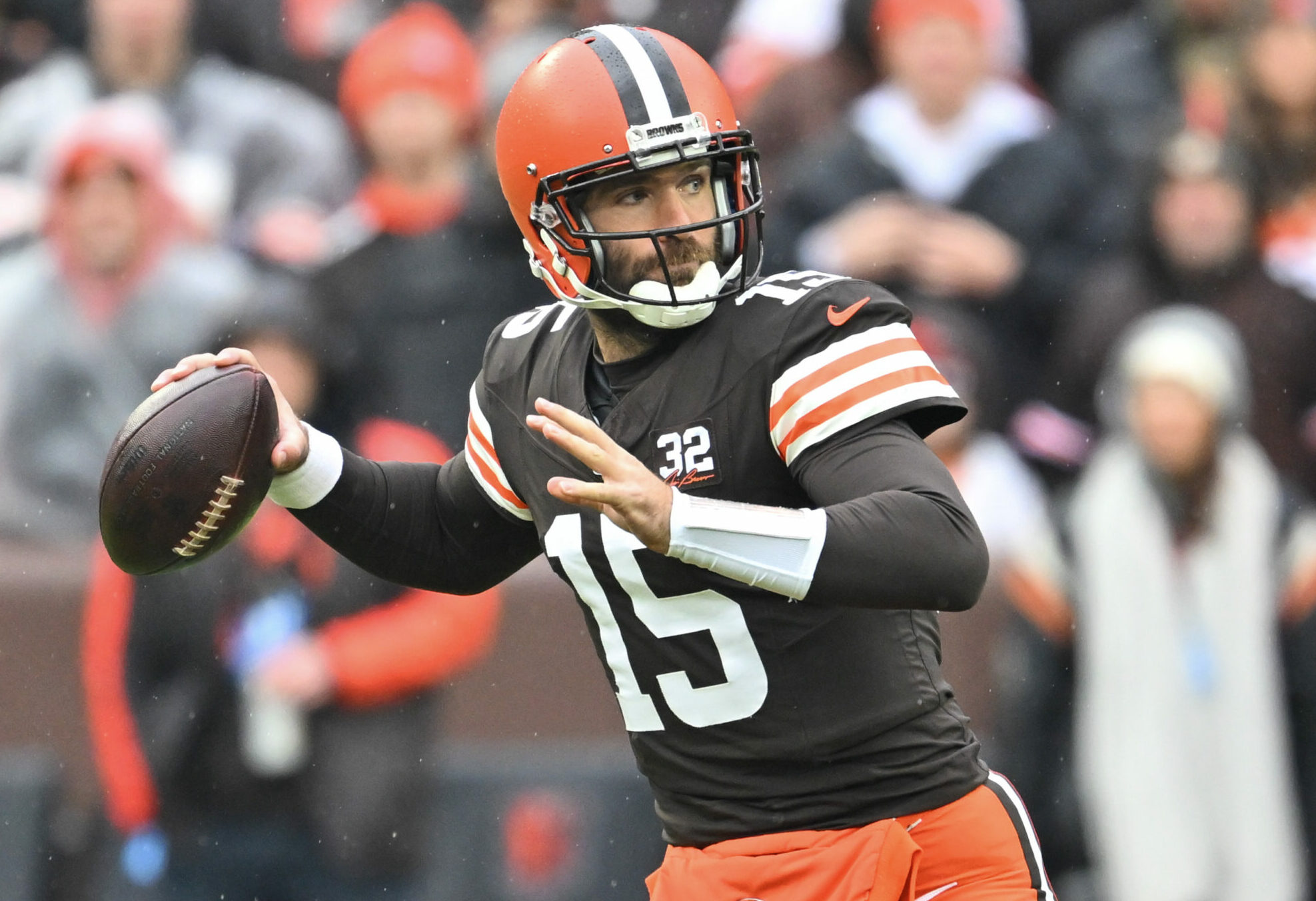 Cleveland Browns quarterback Joe Flacco