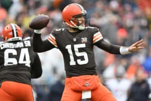 Cleveland Browns quarterback Joe Flacco