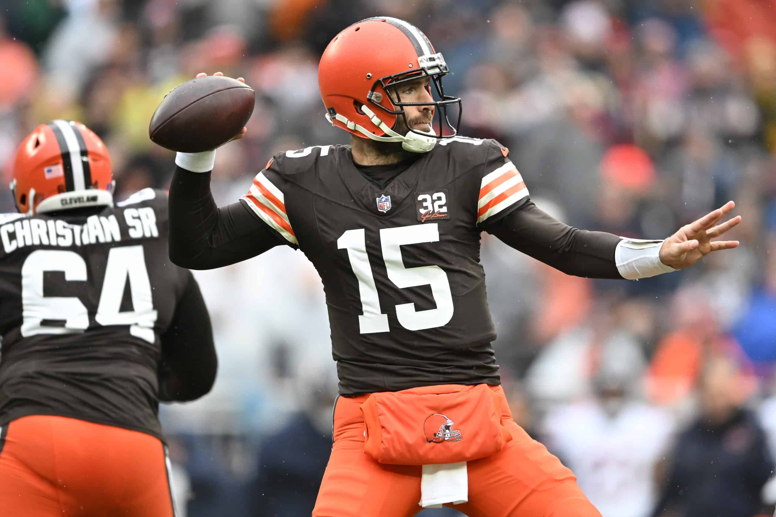 Cleveland Browns quarterback Joe Flacco