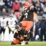 Cleveland Browns kicker Dustin Hopkins