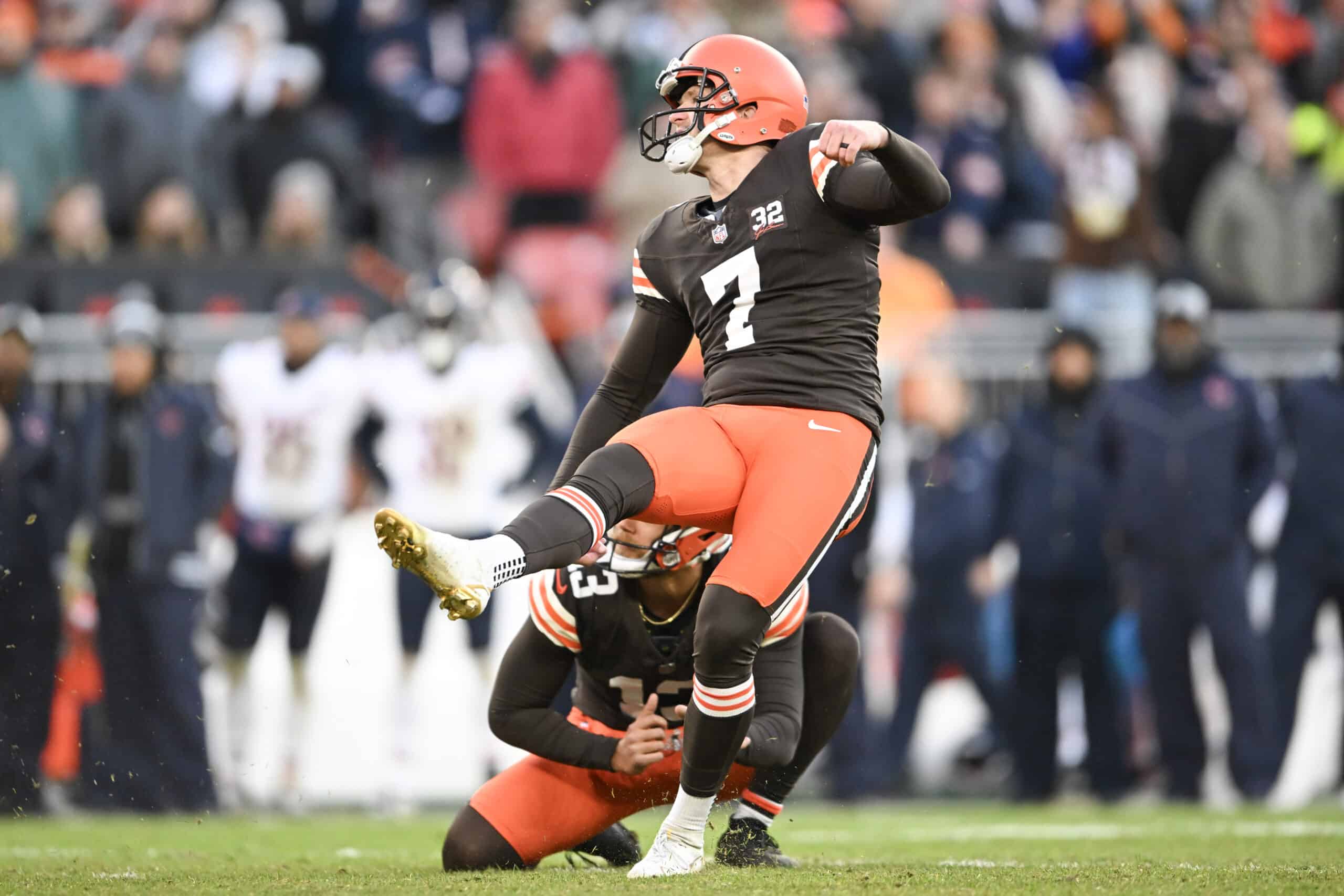 Cleveland Browns kicker Dustin Hopkins