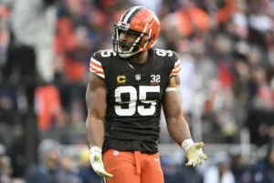 Cleveland Browns pass rusher Myles Garrett