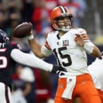 Cleveland Browns quarterback Joe Flacco