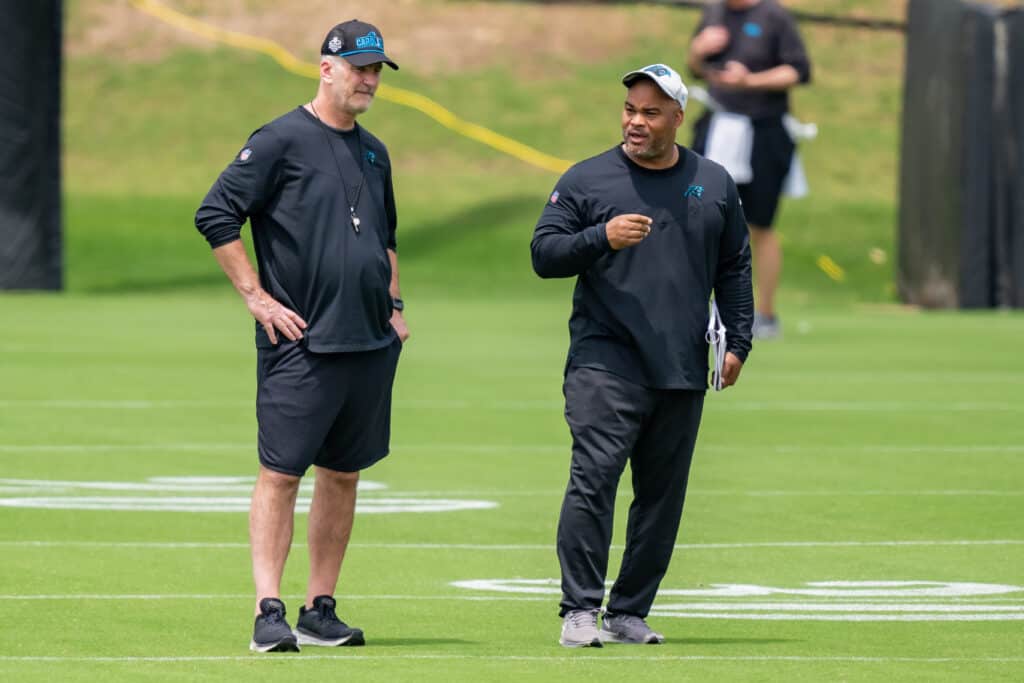 Former Carolina Panthers running backs coach Duce Staley