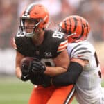 Cleveland Browns tight end Harrison Bryant