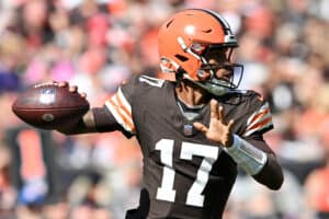 Cleveland Browns quarterback Dorian Thompson-Robinson