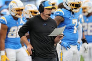 Los Angeles Chargers offensive coordinator Kellen Moore