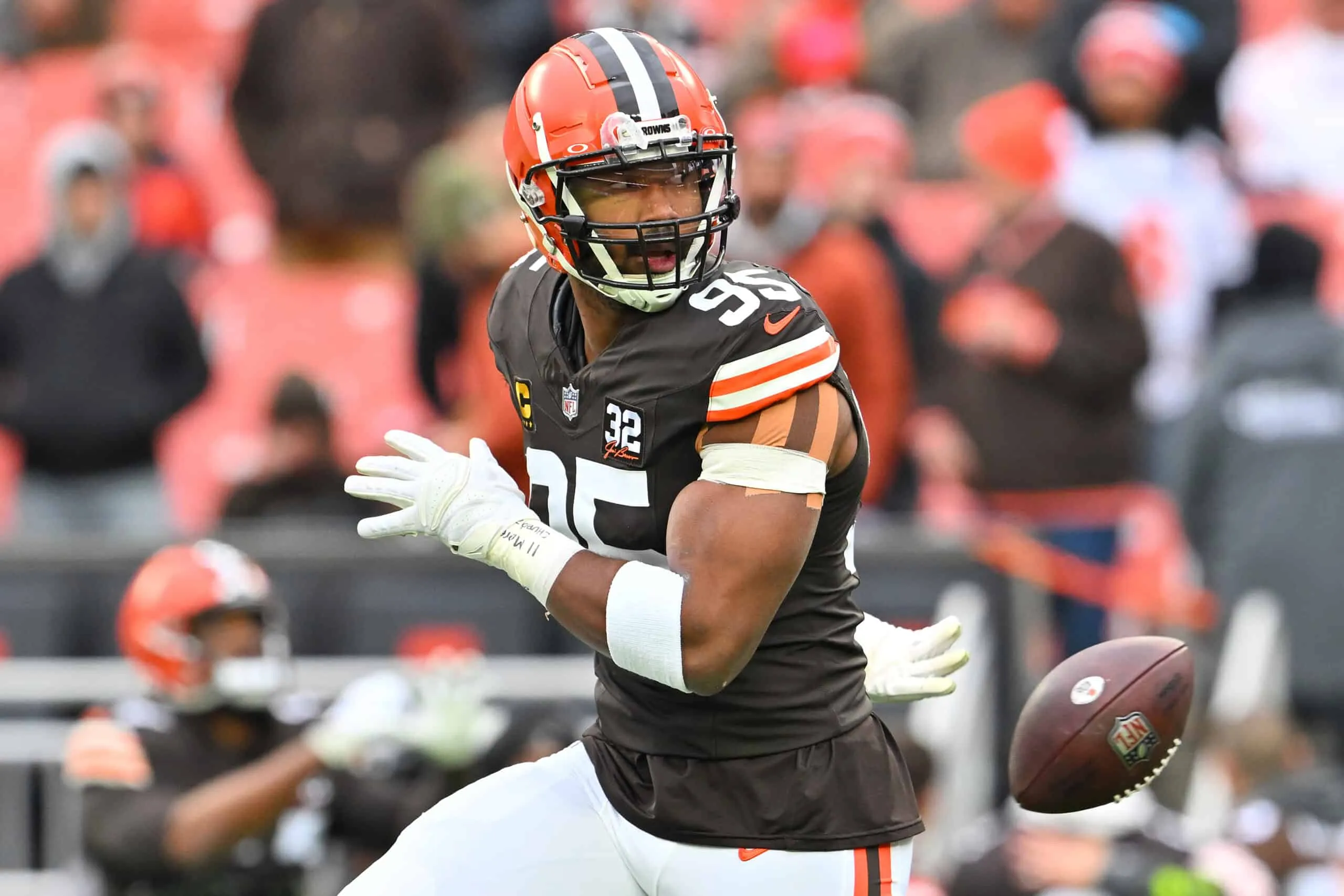 Cleveland Browns pass rusher Myles Garrett