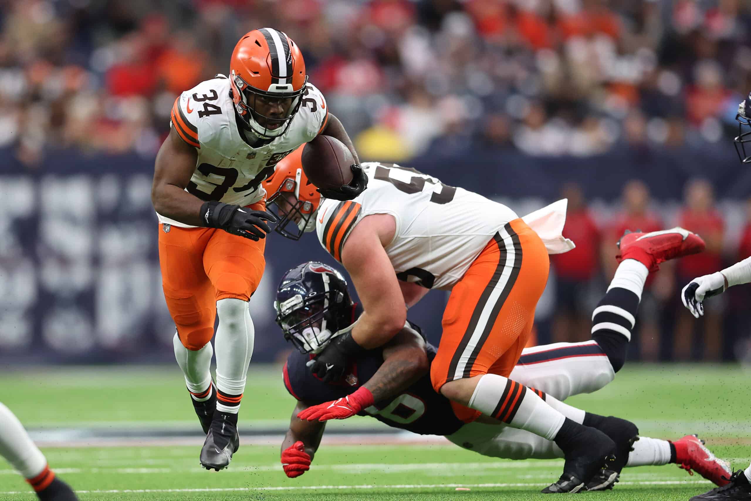 Cleveland Browns running back Jerome Ford