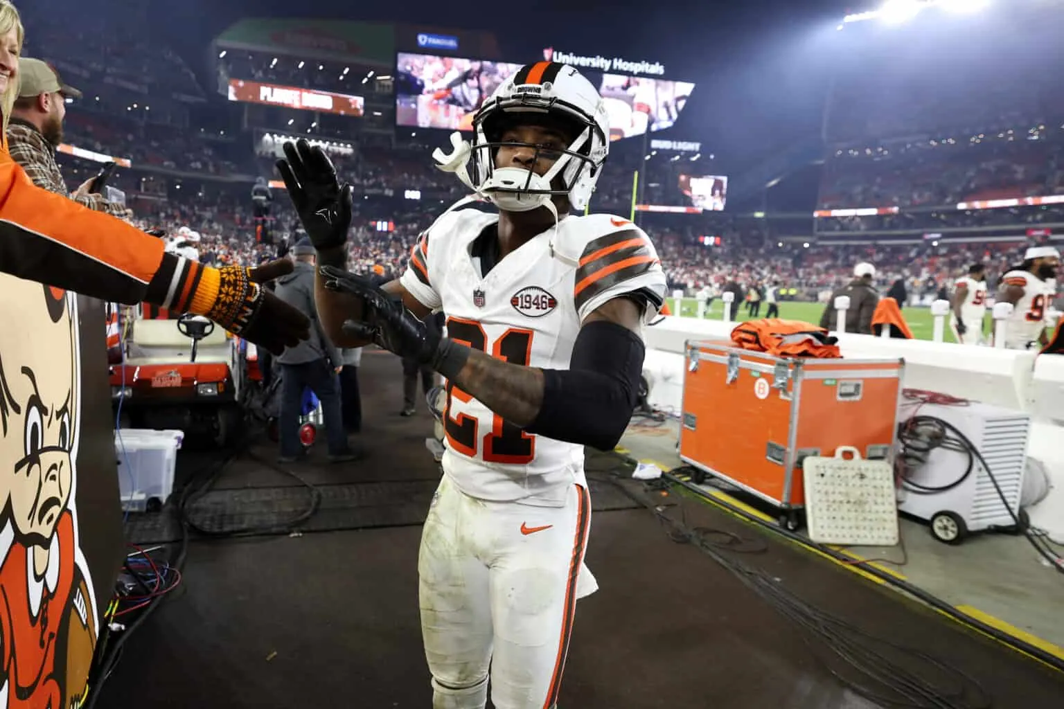 Cleveland Browns cornerback Denzel Ward