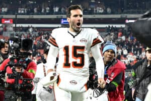 Cleveland Browns quarterback Joe Flacco