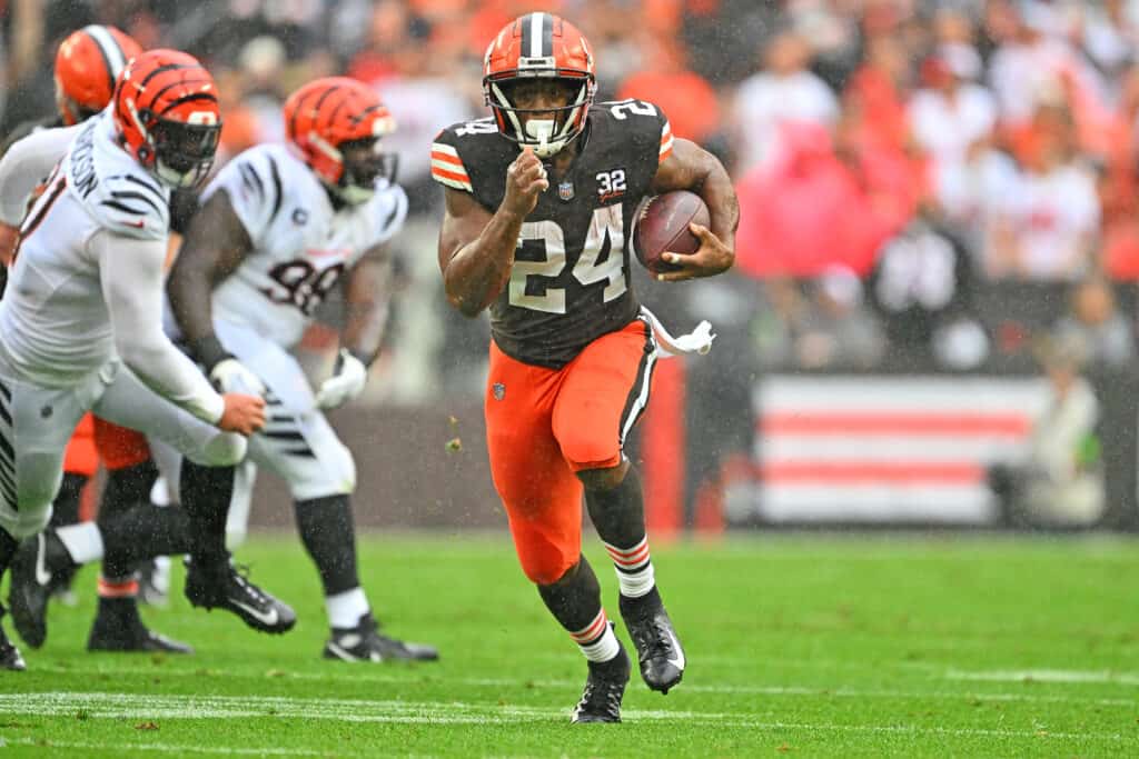 Cleveland Browns running back Nick Chubb