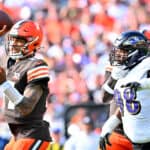 Cleveland Browns quarterback Dorian Thompson-Robinson