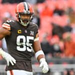 Cleveland Browns pass rusher Myles Garrett