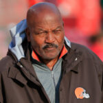Former Cleveland Browns running back Jim Brown